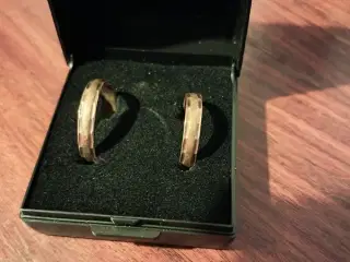 Klassiske 9kt guldringe (Stempel Bos 375)