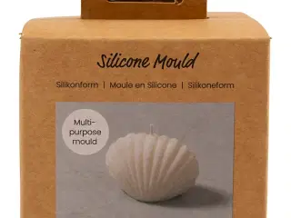 Silikoneform, Musling, H: 6 cm, L: 9 cm, B: 5 cm, 1 stk.