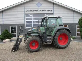 Fendt 410 Vario med frontlæsser.