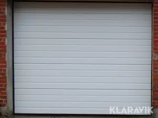 Ledhejseport Bearsafe Hvid 3 linjer, 4x4m