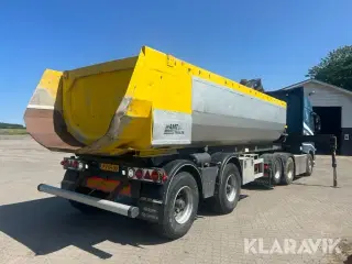 Tiptrailer AMT trailer 2086 krantrailer