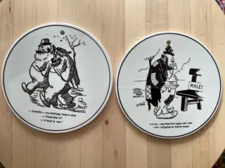 2 Storm P platter- Knabstrup keramik