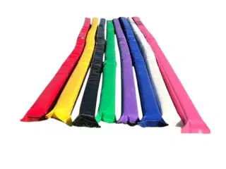 Bløde bomme / softpoles 10 stk. Farvemix