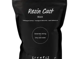 Resin Støbemix Sort - 800g til kreative projekter