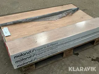 Laminatgulv Brown Oak Plank 8mm 19.9 m2
