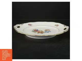 Porcelænsfad med håndtag fra Bucka & Nissen (str. 26 cm)