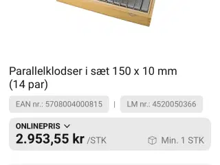 Parallel klodser nye 