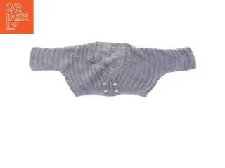Strikcardigan (str. 37 x 22 cm ærme 14 cm)