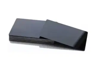 Metal Visitkort - 50 STK - Sort