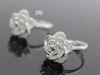 * Sterlingsølv; Smukkeste blomster-fingerring