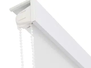 Rullegardin til badeværelse 100x240 cm hvid