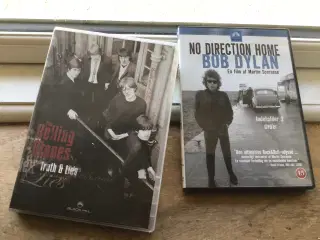 Dvd. Stones og Dylan.