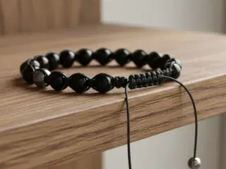Herrearmbånd Shamballa-Inspireret, 10mm
