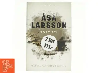 Sort sti af Åsa Larsson (Bog)