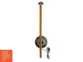 Bordlampe med træ og metal (str. Længde 68 cm)