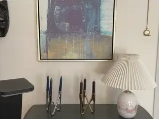 Moderne maleri i blå farver 50x50