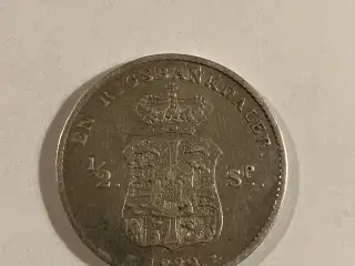 1 rigsbankdaler, / ½ speciedaler 1839 Denmark