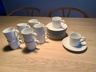 Kaffekopper m/underkopper