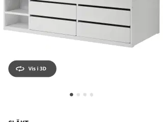 Ikea halv høj seng