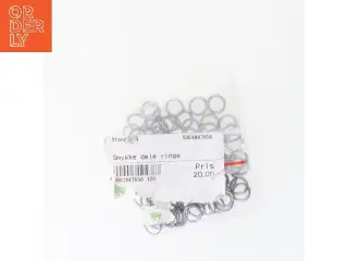 Smykkedele ringe i metal (str. Ø 1 cm)