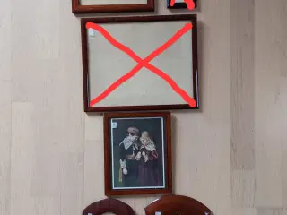 Foto-/billedrammer antikke i mahogni