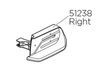 Thule lygte holder højre, 921/923