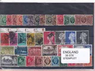 England - 38 Stk. -  Stemplet