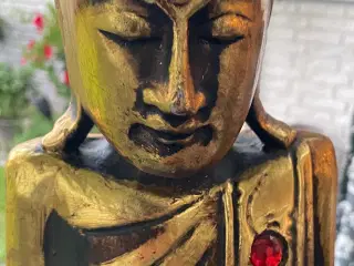 Buddha 55 cm høj,i træ