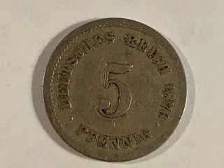 5 Pfennig Germany 1876