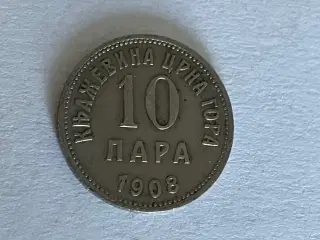 10 Para Montenegro 1908