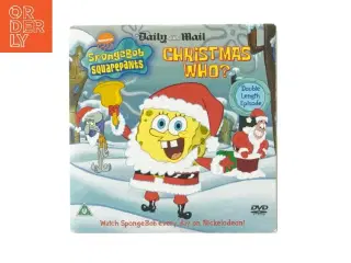 Spongebob Squarepants Christmas Who DVD fra Nickelodeon (str. 12,5x12,5 cm)