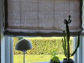 Meget fine foldegardiner