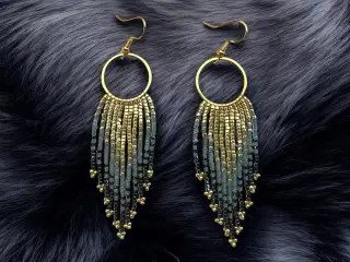 Grønlandske perle øreringe