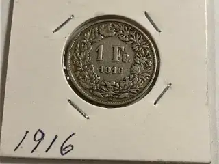1 Franc 1916 Switzerland