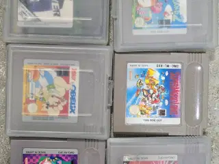 Gameboy colour spil. Mario osv.