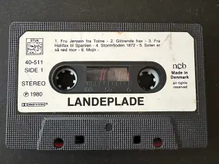 Retro kassettebånd Landeplade