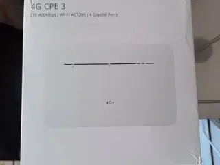 4G+🟠33% Hurtigere, Huawei B535-333, 400 Mbit/s.