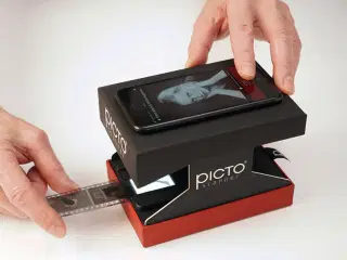 Picto scanner til 24 x 36mm dias, sort/hvid