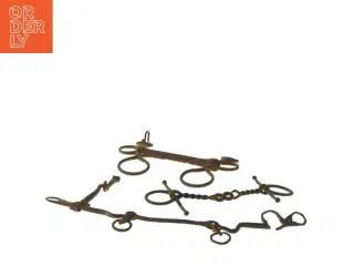 Gamle metalhestebid (str. 23 cm)