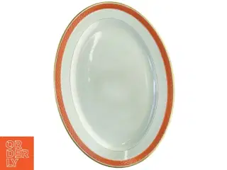 Stort ovalt fad fra Aluminia (str. 50 x 36 cm)