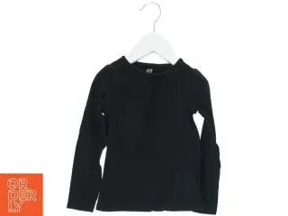 Langærmet sort bluse fra H&M (str. 98)