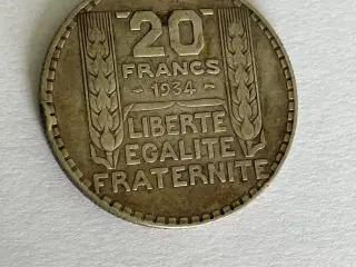 20 Francs France 1934