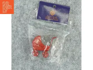 Miniature dukkevogn fra Vega (str. 5x5 cm), dukkehus tilbehør