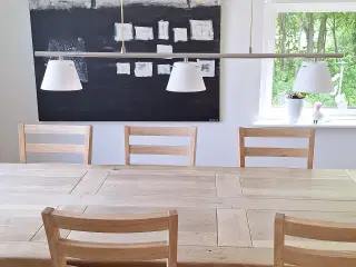 Lampe over spisebord
