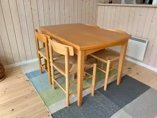 Spisebord med hollandsk udtræk