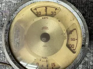 Jaeger veteranbils kombinationsinstrument