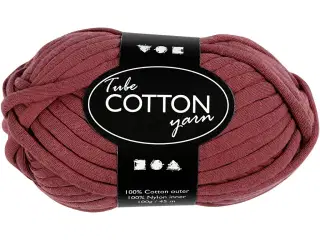 Tubegarn, L: 45 M, lilla, 100g/ 1 ngl.