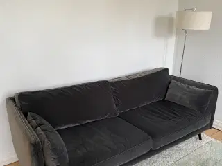 3-personers veloursofa 