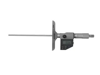 Digitalt mikrometer dybdemål 0-150 mm med flad måleflade