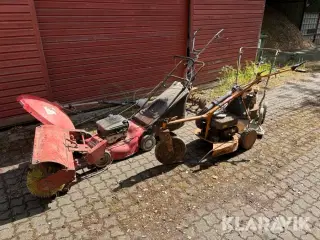 Lot med havemaskiner Honda, briggs&stratton, Billy goat, med flere G28, KD50